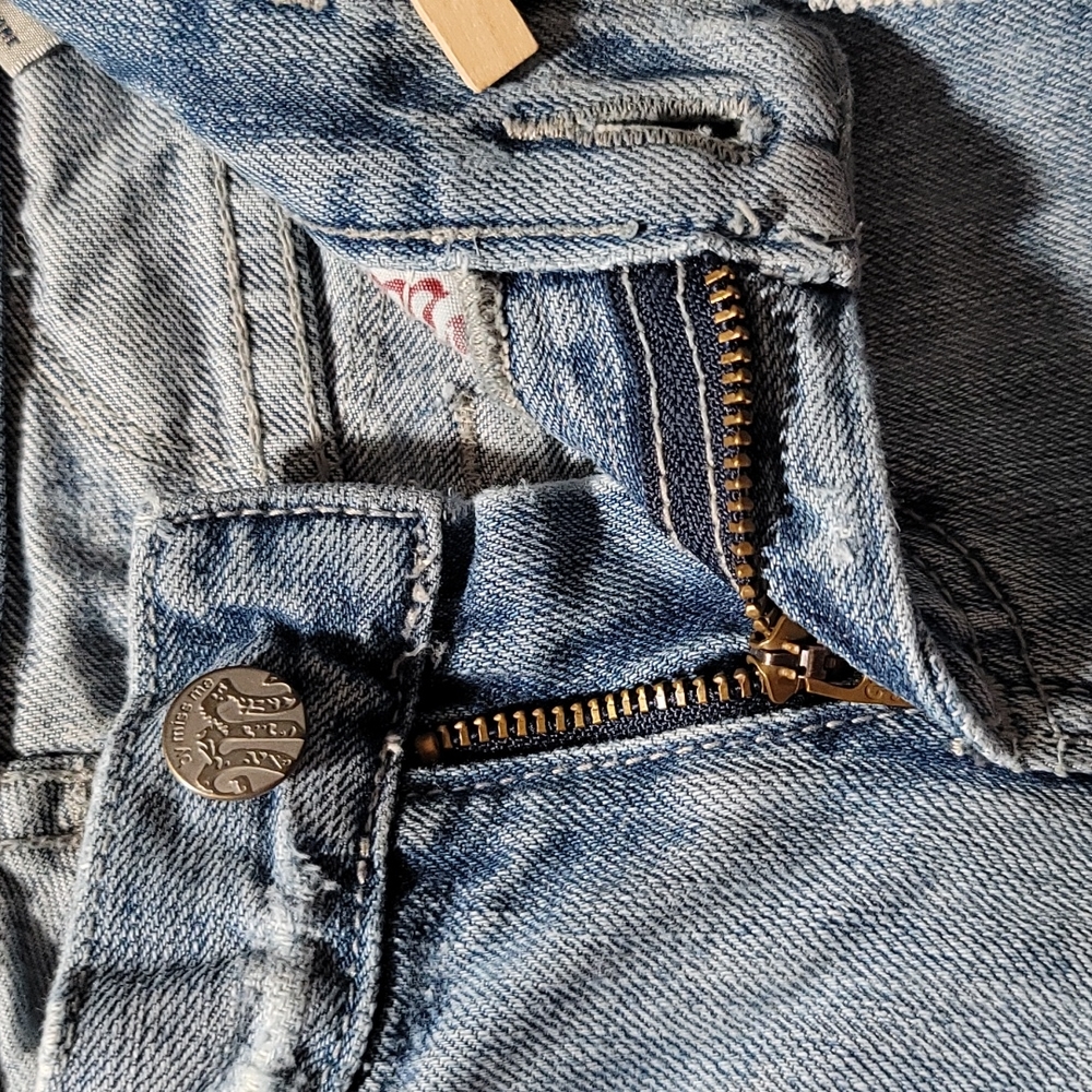 Miss Me Marilyn 26 Bootcut Patchwork Boho Cottagecore Indie Distressed Blue Jean - Picture 11 of 16